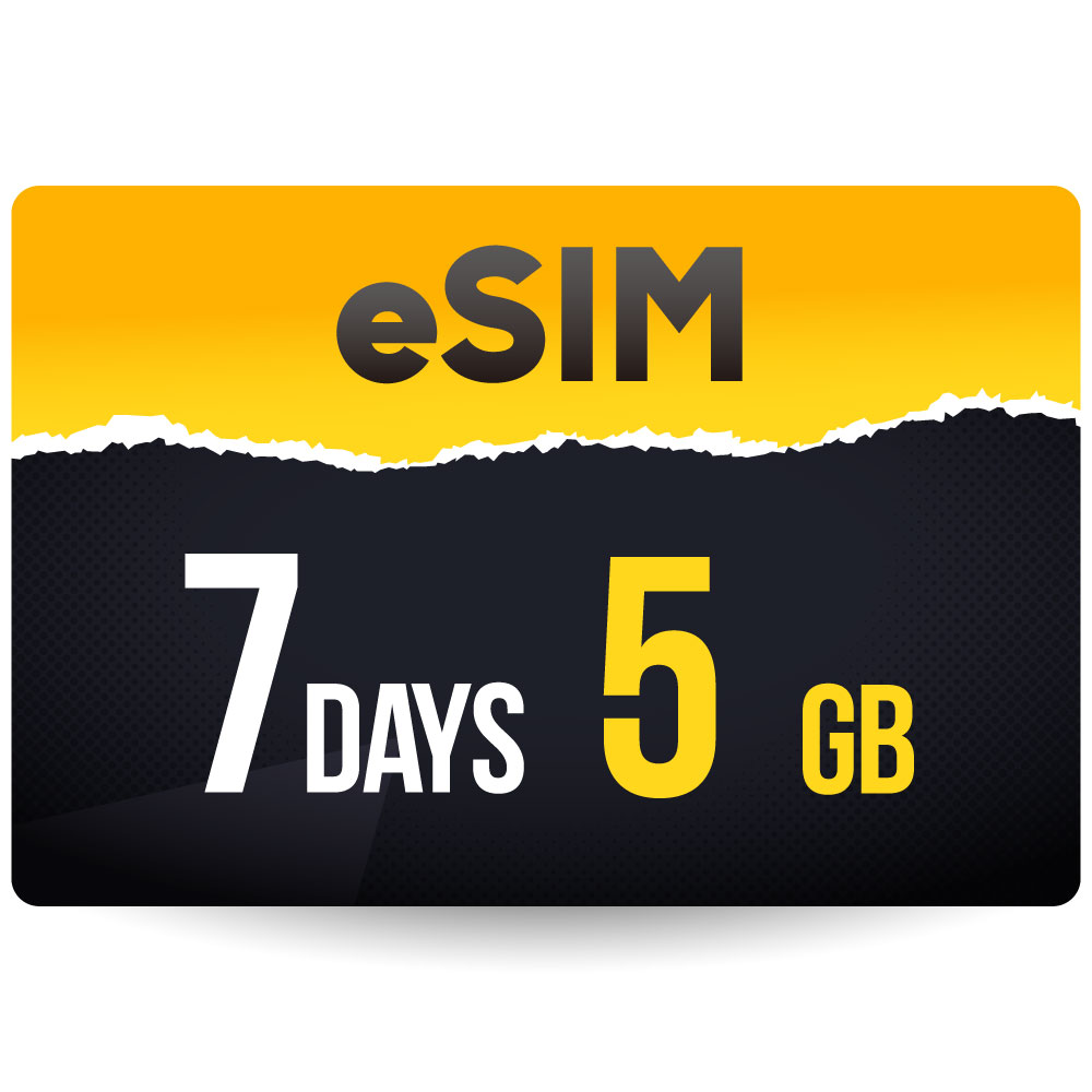 【eSIM】【日本国内向け】eSIMプリペイドプラン 7日5GBプラン[Mプラン] 期間内使い切りプラン※iOS端末のみ自動認識可能※
