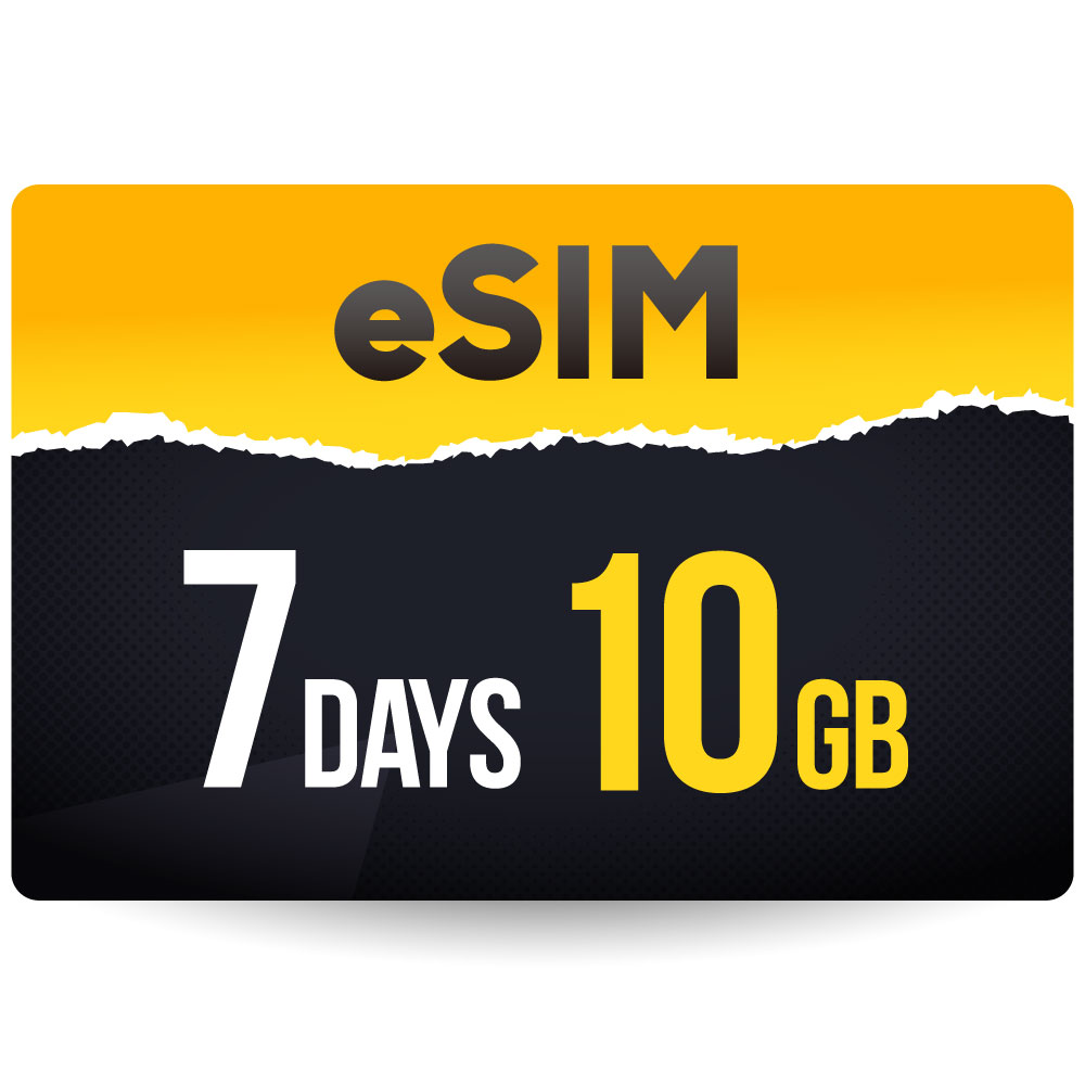 【eSIM】【日本国内向け】eSIMプリペイドプラン 7日10GBプラン[Mプラン] 期間内使い切りプラン※iOS端末のみ自動認識可能※